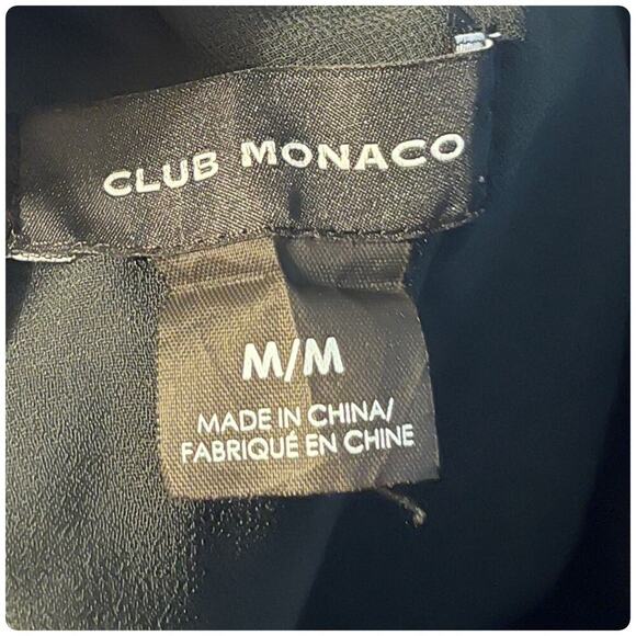 Club Monaco Evergreen Pleated Lined Elastic Waistband Pull On Maxi Skirt Medium - Picture 9 of 11